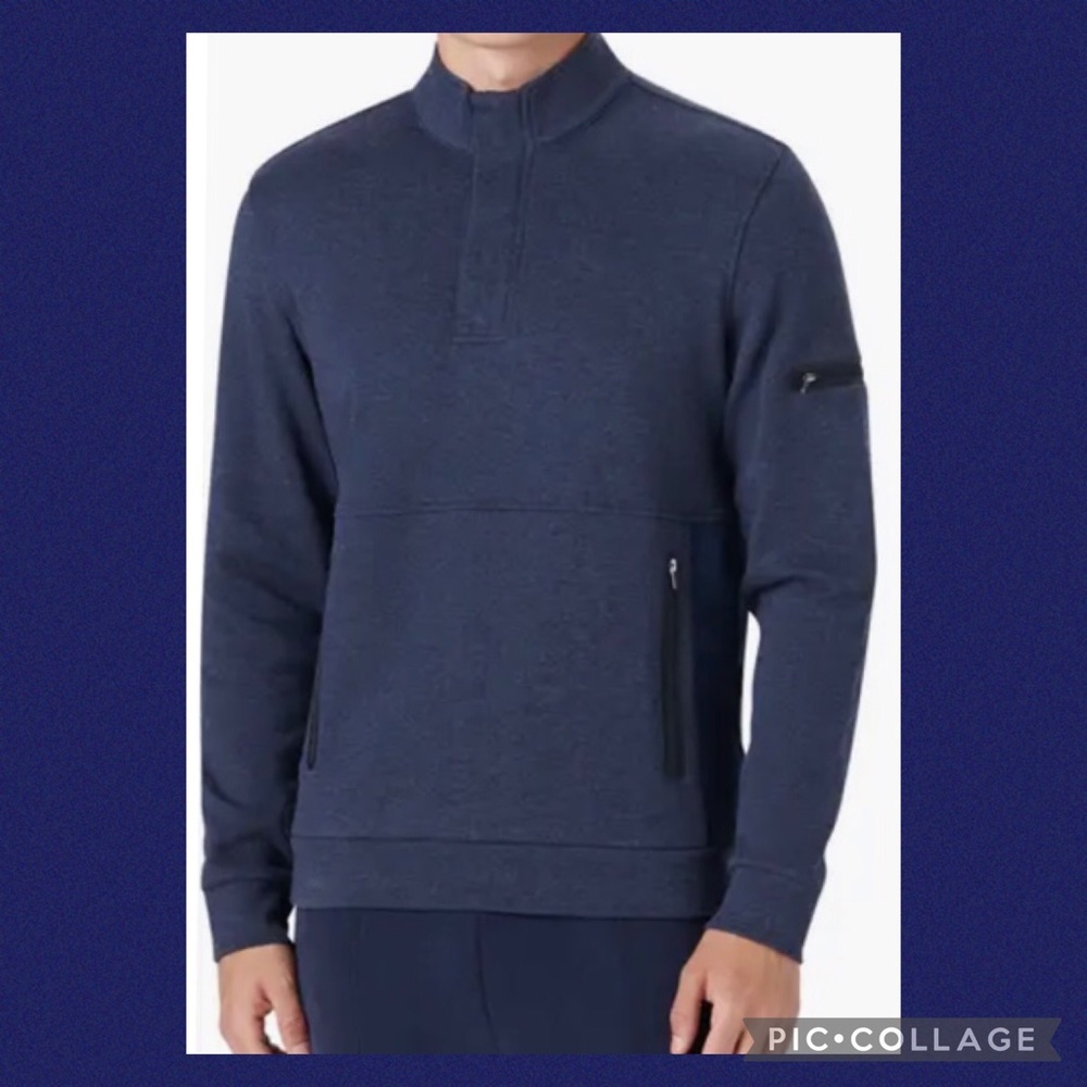 NWT Bugatchi quarter zip sweatshirt